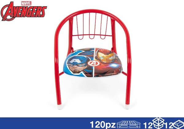 DISNEY SEDIA METALLO 36X30X34 AVENGERS 
