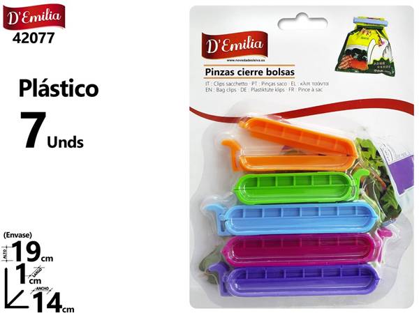 D'EMILIA PINZA CHIUDIPACCO 6PZ 