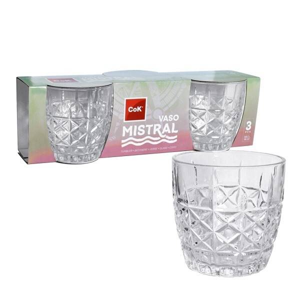 COK BICCHIERE MISTRAL 33CL 3PZ. 
