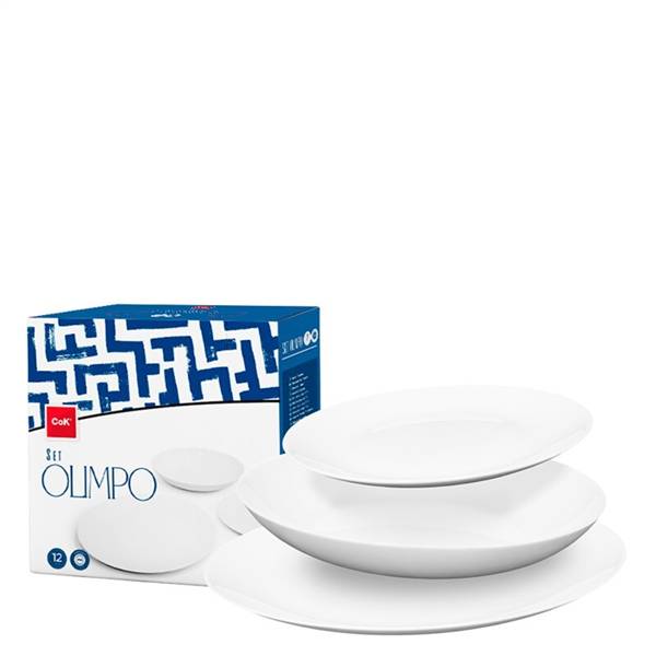 COK SERVIZIO PIATTI 12PZ OLIMPO 