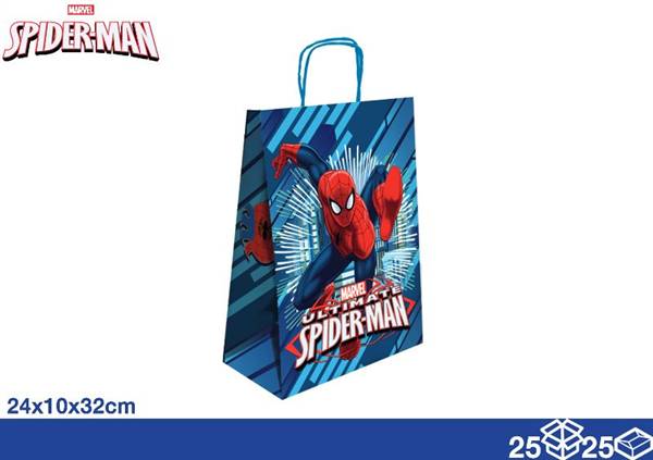EOL SHOPPER CARTA 24X10X32 SPIDERMAN 