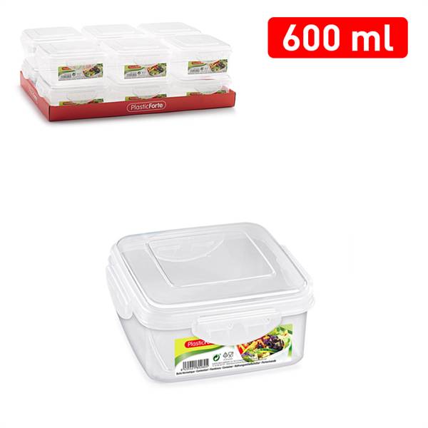 PLASTICFORTE CONTENITORE CLICK 600ML QUA 
