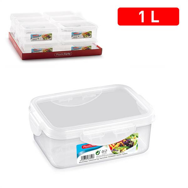 PLASTICFORTE CONTENITORE CLICK RETT 1LT 