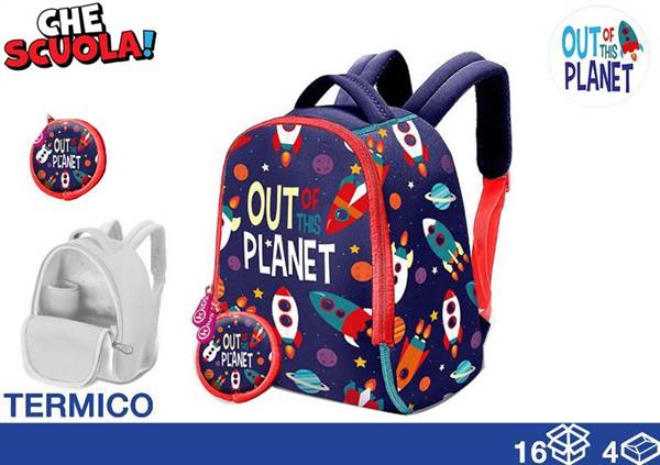 EOL CHE ZAINO PORTAM TERM PIANETA 25CM 