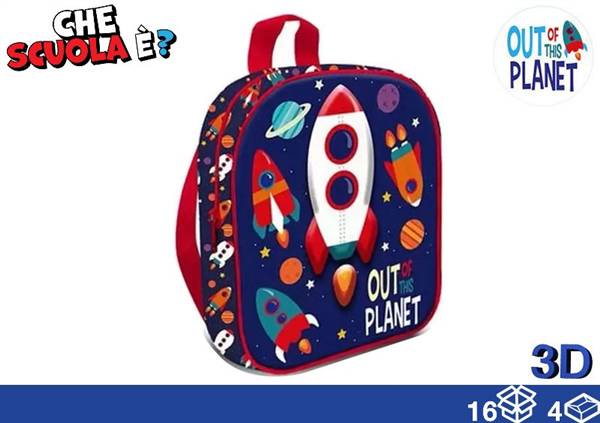 EOL CHE ZAINO PIANETA 3D 30CM 