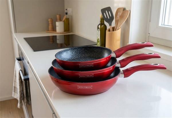 ROYALTY LINE TRIS PADELLE 20/24/28 ROSSO 