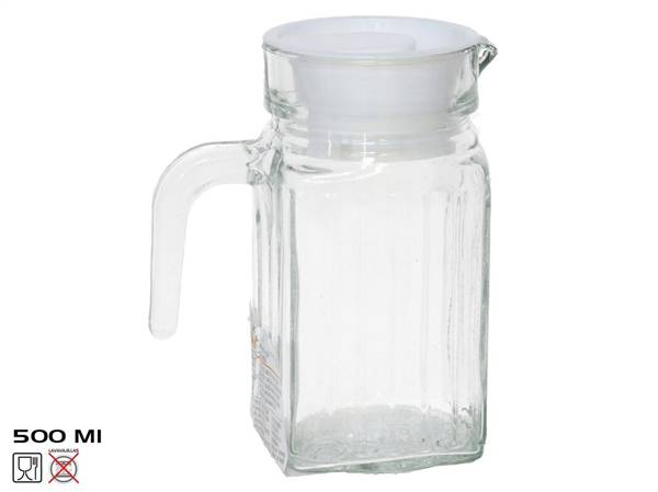 GERI BROCCA VETRO 500ML LUISA TAPPO BIAN 