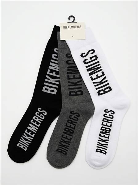 BIKKEMB CALZINO 3PZ QUARTER COLOR BK062 39-42