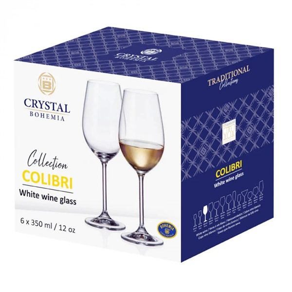 BOHEMIA CALICI 6PZ COLIBRI 350ML 