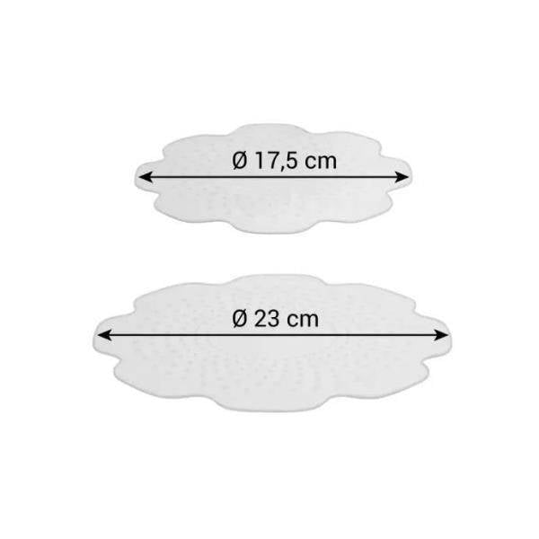 TESCOMA COPERCHI 2PZ 17 E 23 CM. SILICONE FLESSIBILI