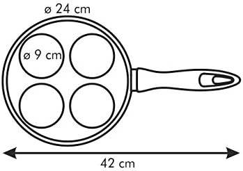 TESCOMA PADELLA 4 CERCHI DM.24 CM. PREST ART.594244