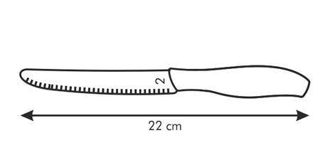 TESCOMA COLTELLO TAVOLA CM.12 6PZ SONIC 