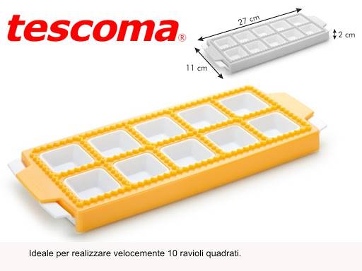 TESCOMA STAMPO RAVIOLI QUADRATI 10PZ 