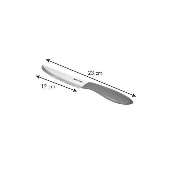 TESCOMA COLTELLO TAVOLA 12CM 6PZ MARRONE 