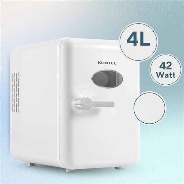 KUMTEL MINIFRIGO 4LT BIANCO 42 WATT 