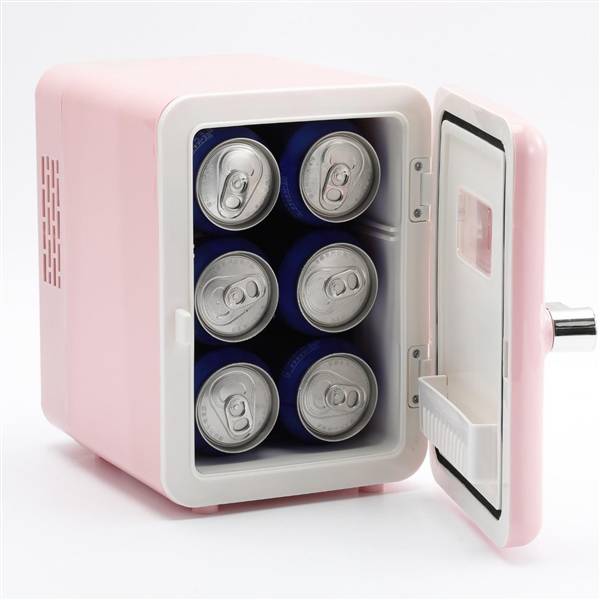 KUMTEL MINIFRIGO 4LT ROSA 42 WATT 