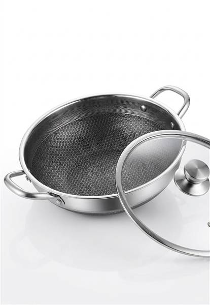 CHEFFINGER WOK 2M INOX MARBLE CM.40 IND 