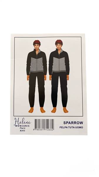 TR FELPA TUTA UOMO SPARROW 
