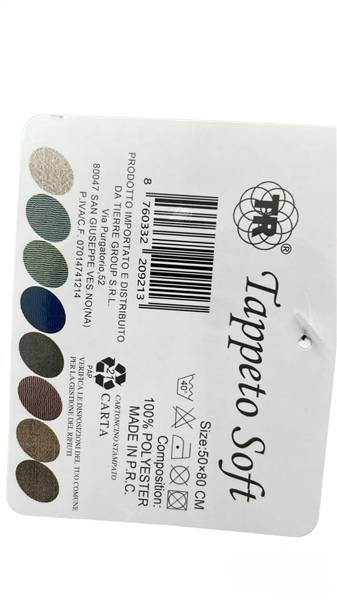 TR TAPPETO SOFT 50X80 COL ASS 