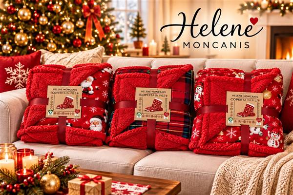 TR PLAID 2P CHRISTMAS 210X240 