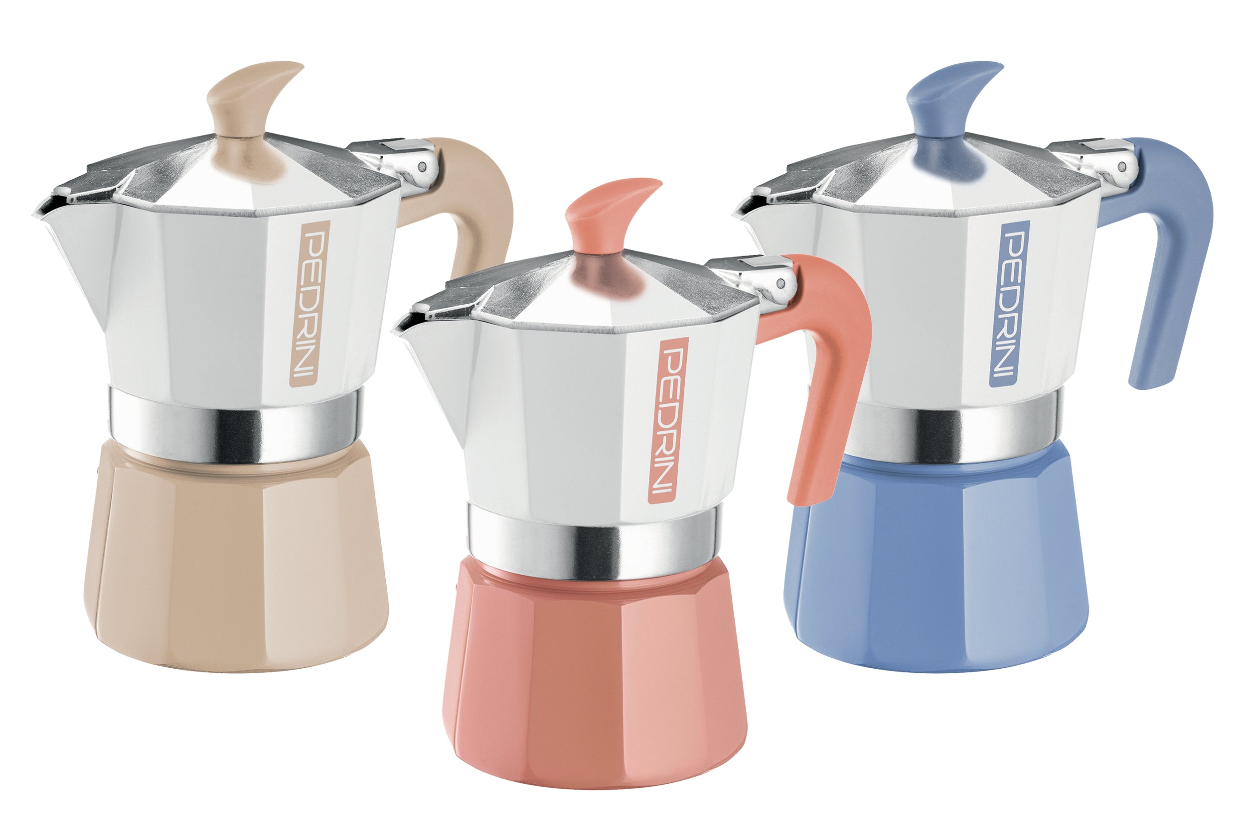 PEDRINI CAFFETTIERA 3TZ MY MOKA COLOR 2025 FASCIA