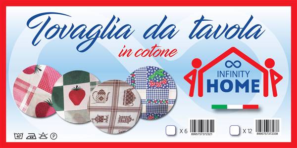 INFINITY TOVAGLIA TAVOLA X6 