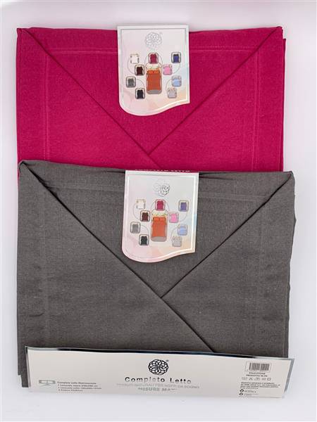 TR COPPIA LENZUOLA 1P T.U. P.COTONE 