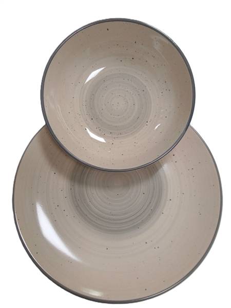 BAVARIA SERVIZIO PIATTI 18PZ GRIGIO 001 