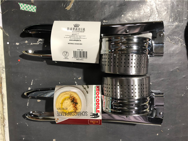 KROCODRILE SCHIACCIAPATATE INOX