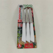 KROCODRILE COLTELLI TAVOLA 6PZ BIANCO 
