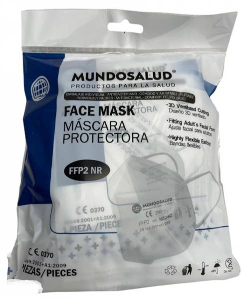 MUNDOSALUD MASCHERINA FFP2 BIANCA 10PZ 