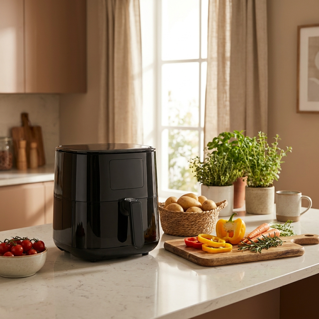Friggitrice ad aria in cucina