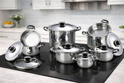 HOME BAVARIA BATTERIA ACCIAIO 18PZ 