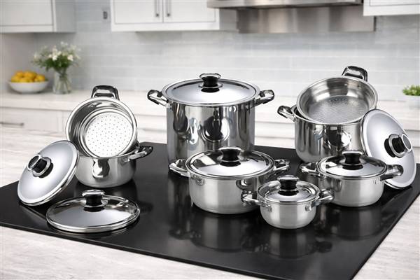 HOME BAVARIA BATTERIA ACCIAIO 18PZ 