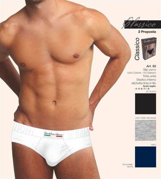 GMV SLIP UOMO "L" BIANC 